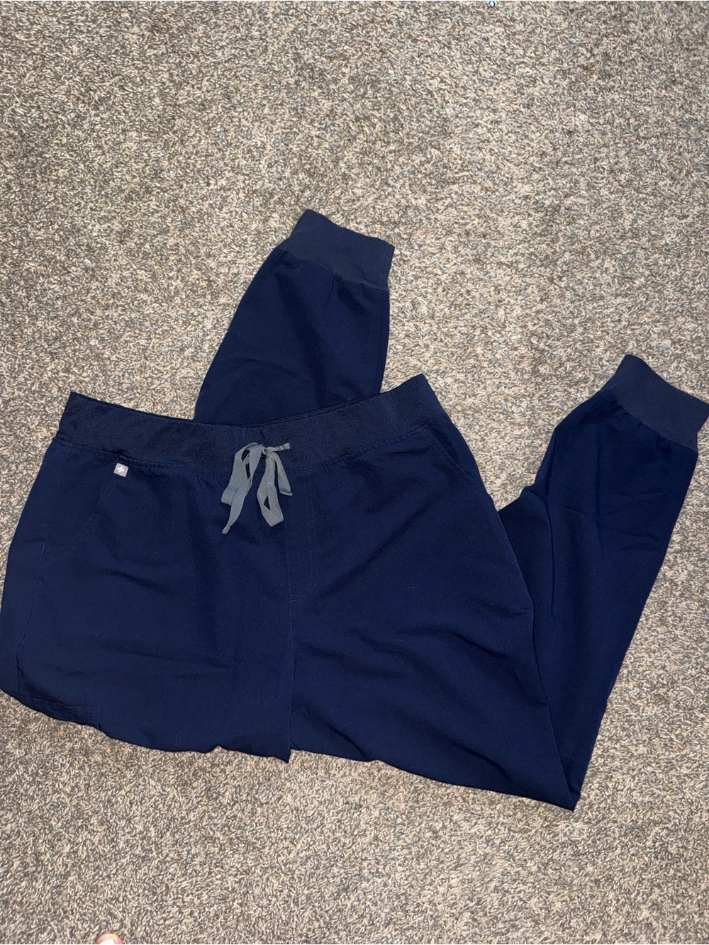 Figs Navy Technical Scrub Pants